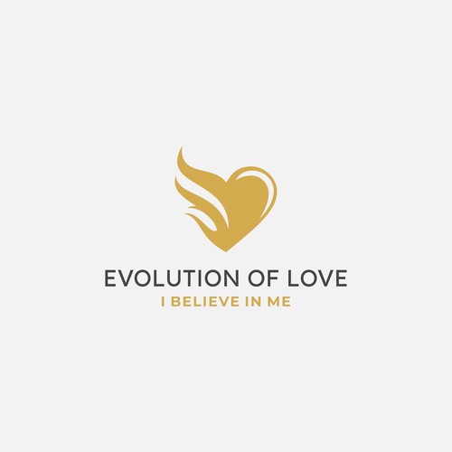 logo concept fo evolution of love