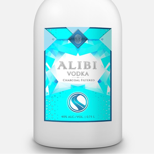Premium label design for new brand of vodka