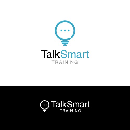 logo concept talk smart training