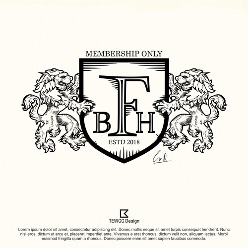 Old School Logo for a Private Club