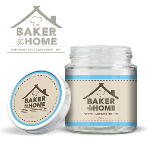 Logo /Label Concept for Baker @ Home