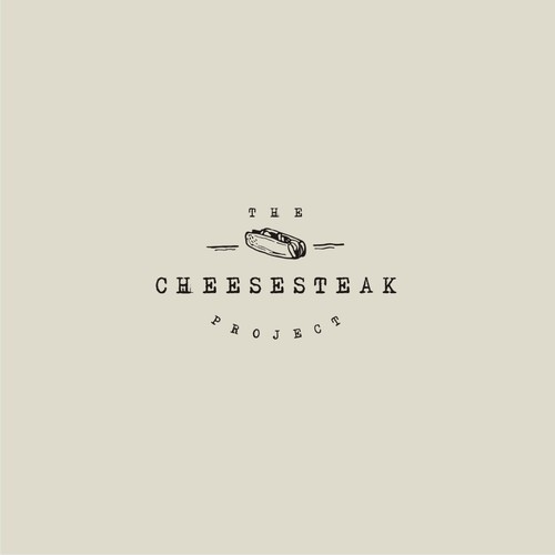 logo concept for the cheesesteak project