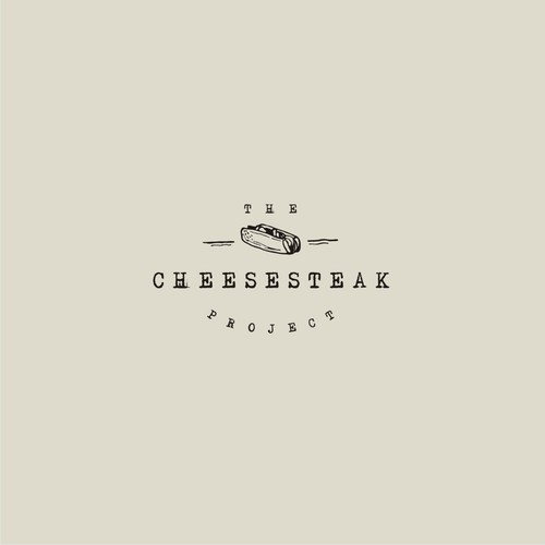 logo concept for the cheesesteak project