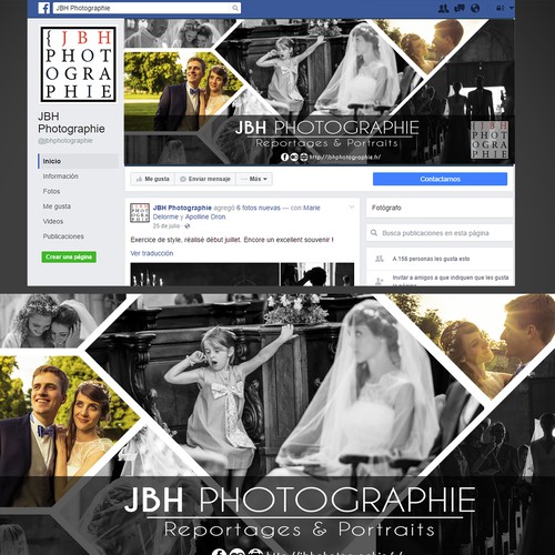 Pro opuesta de cover de Facebook; JBH Photograpie