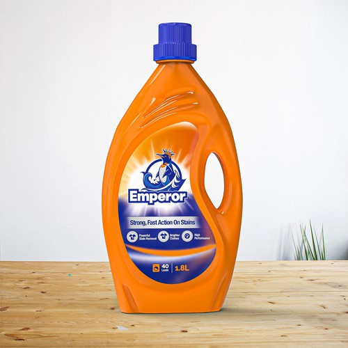 Detergent Bottle and Label Design