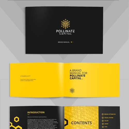 Pollinate Brand Manual Design