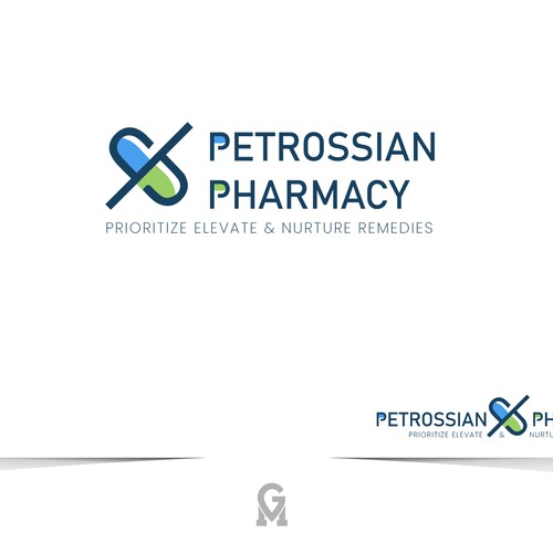 Logo concept for pharmaceutical company 