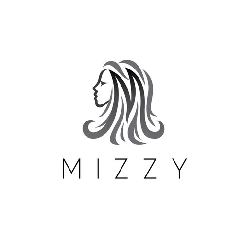 Logo for hair extensions business.
