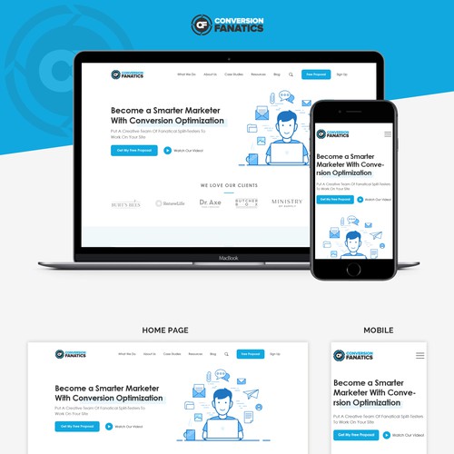 Marketing Company Website Design