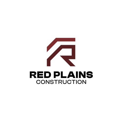 Letter R Construction Logo
