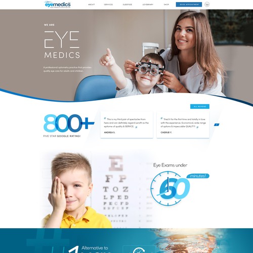 Eye Clinic Home Page
