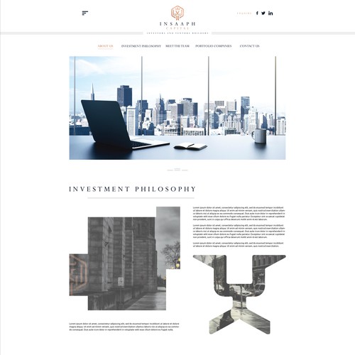 Website Design for Insaaph Investment Holdings