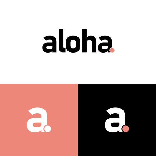 Minimal & Modern Wordmark Logo for Aloha