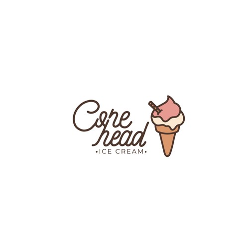 Ice Cream shop logo