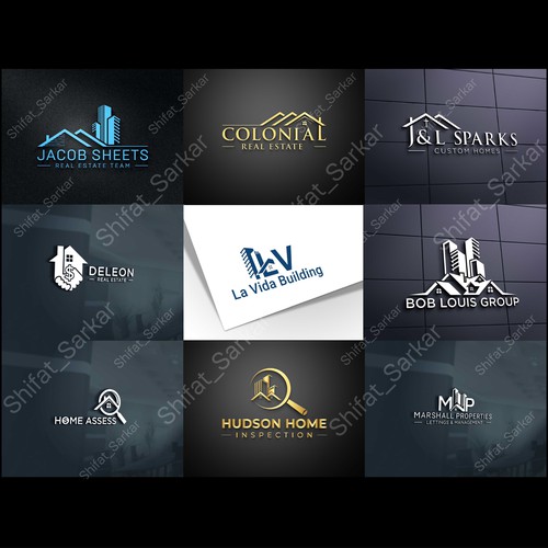 I Will Do Professional Real Estate, Realtor, Property, Mortgage, Building Construction Logo Design