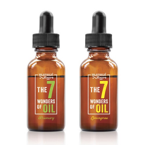 Aroma oil bottle design
