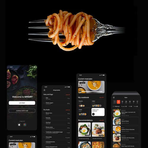 Design for Meal prep app