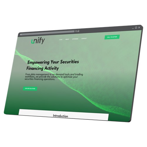 Website design Fintech company