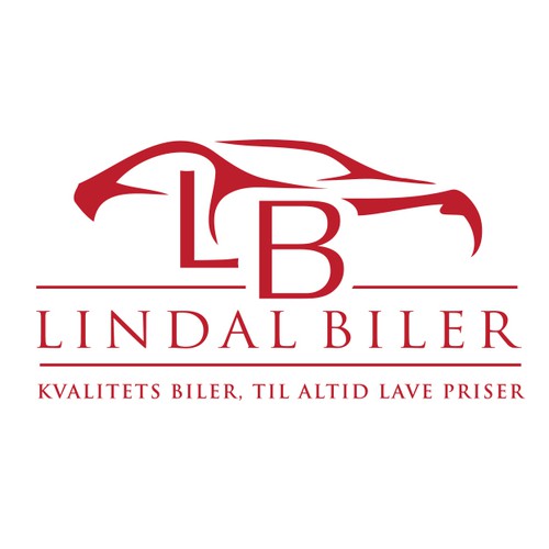 Clean logo for a car dealership
