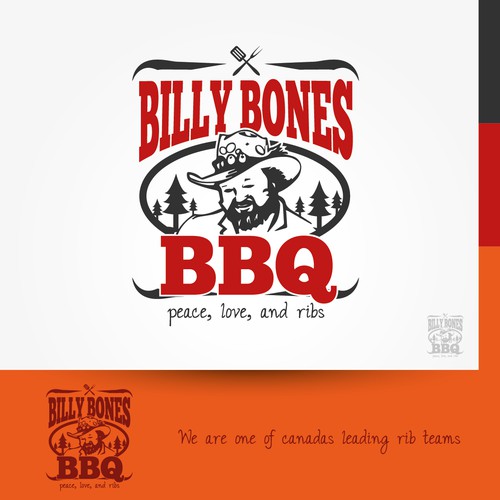 Winner contest logo for Billy Bones BBQ