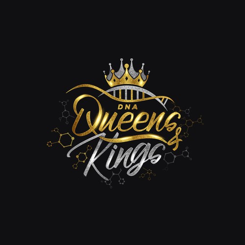 Beautiful Logo for DNA Queens&Kings