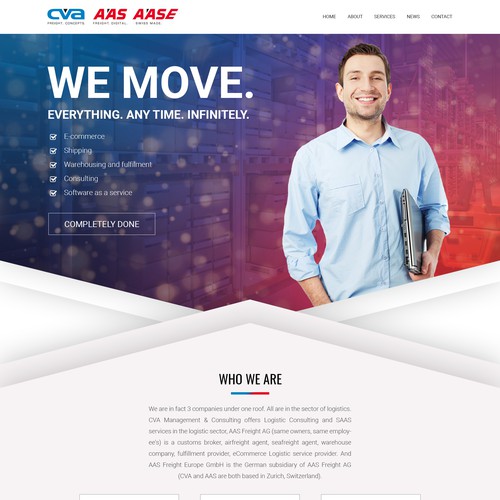 Logistic company Web Design