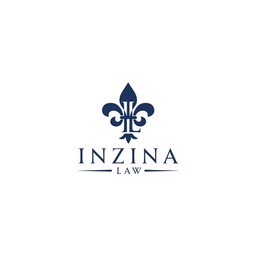 Inzina Law logo design
