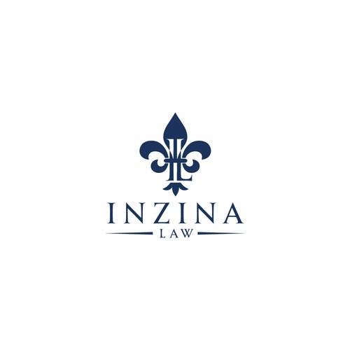 Inzina Law logo design
