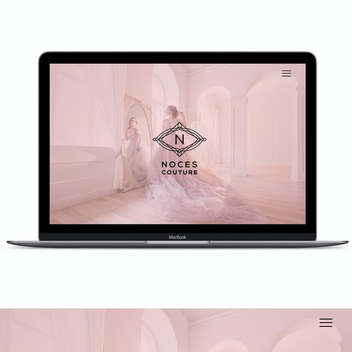 Website for fashion designer