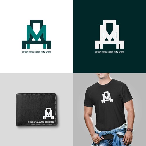 Logo concept for clothing brand ДМ