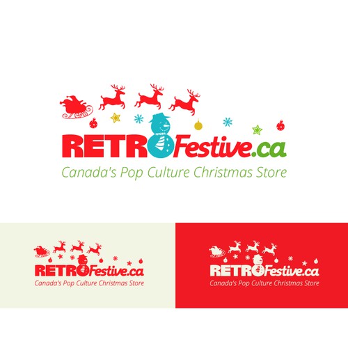 Christmas in April? Reboot the logo for fun Christmas e-tailer, RetroFestive.ca