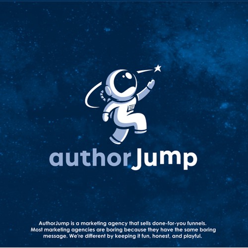 "authorjump" Logo Concept 