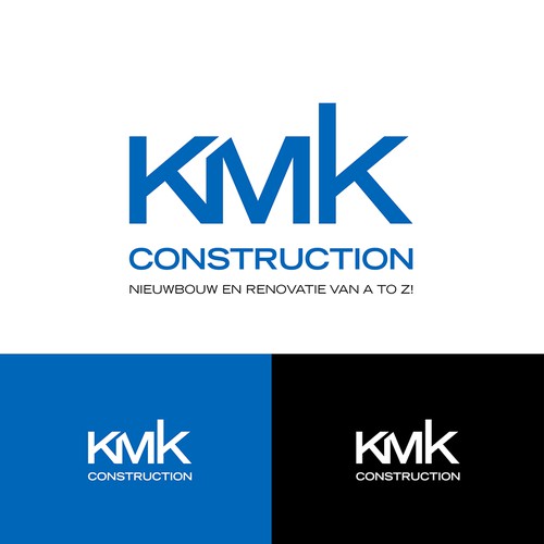 KMK construction simple logo