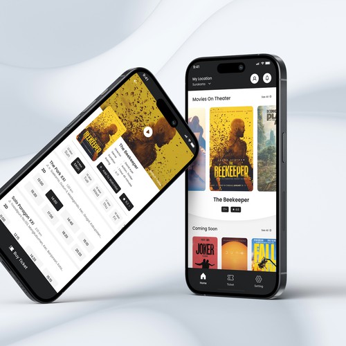 Movie Ticket Mobile App Design