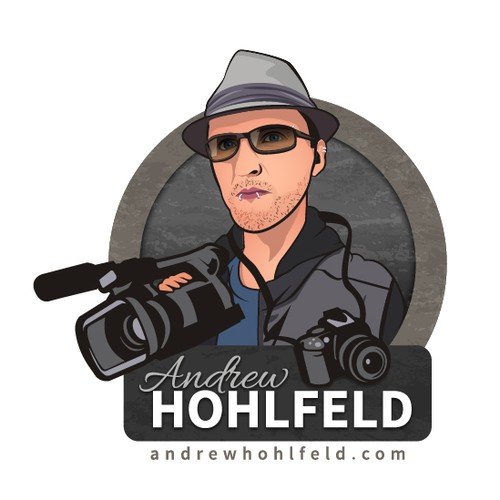 Caricature Logo for a Professional Photographer