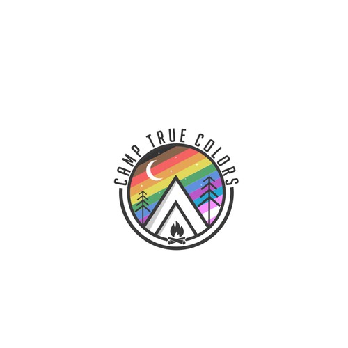 Logo for LGBTQ camp