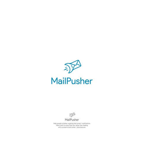 Proposal logo for "MailPusher"