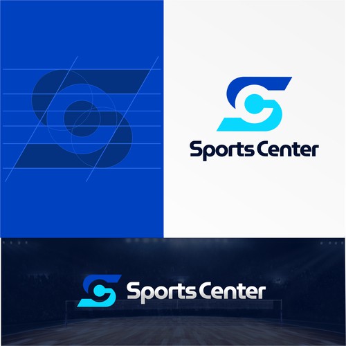 Sports Center Logo Design Concept