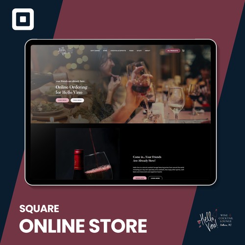 Hello Vino Square online store