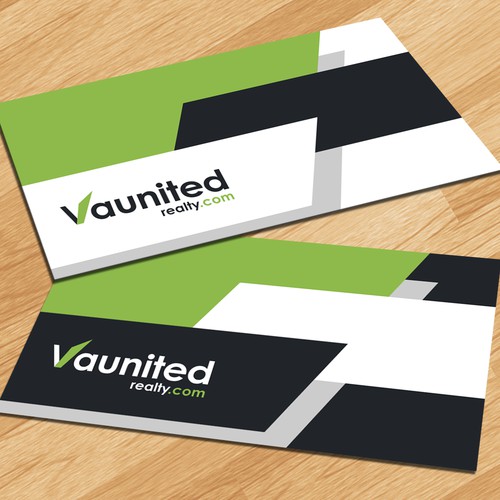 vaunited business card design