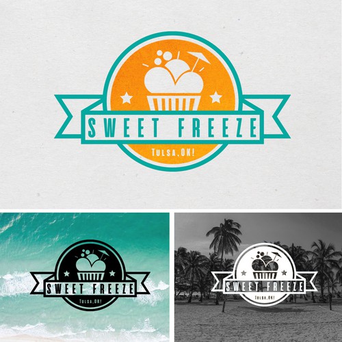 Logo for a Frozen Yoghurt company