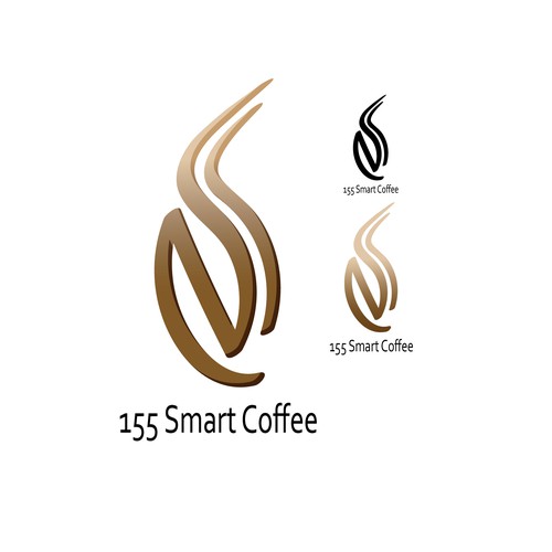 Logo concept for coffee product.