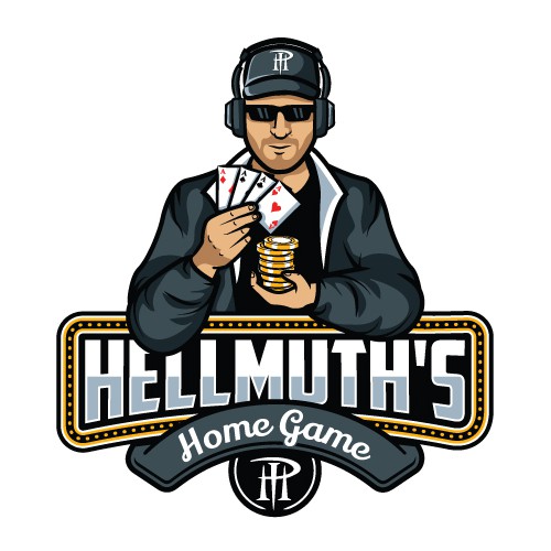 Poker Brand logo featuring legendary poker player Phil Hellmuth