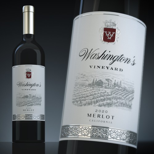 Wine Label - Washington's Vineyards