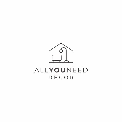 Logo concept for All You Need Decor