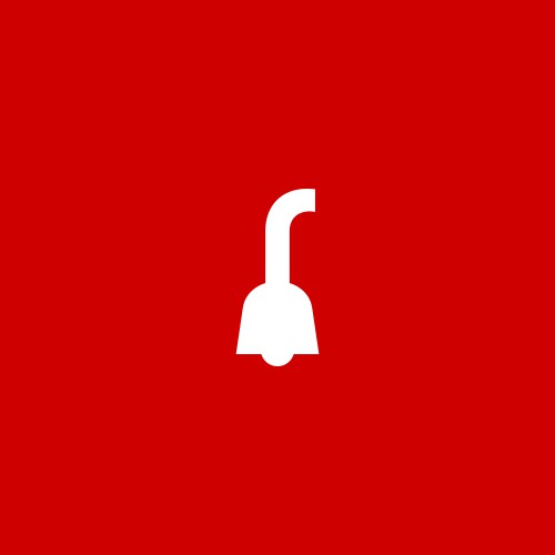 bell + R letter