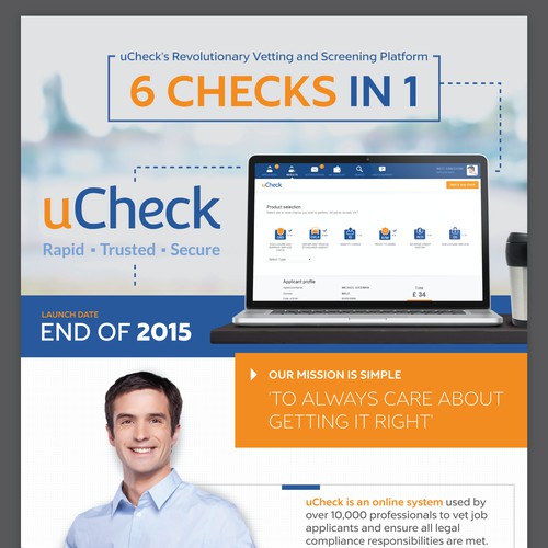 uCheck Flyer Design