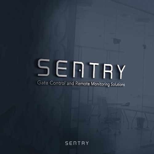 Logo Concept for Sentry "Gate control and remote monitoring solutions"