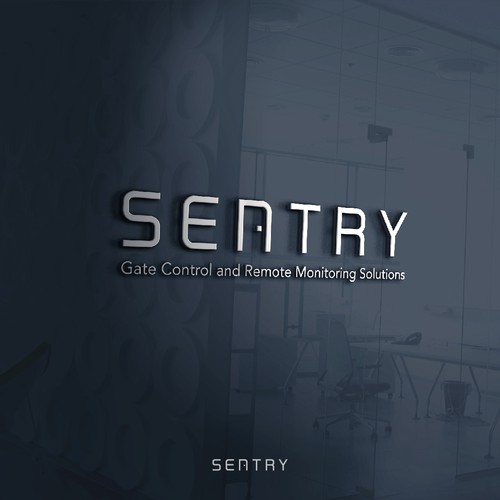 Logo Concept for Sentry "Gate control and remote monitoring solutions"