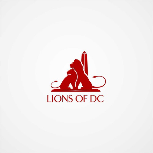 Lion on DC Logo's